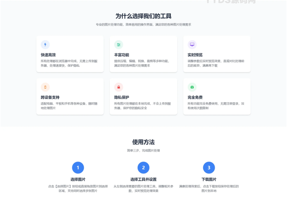 在线图片处理工具 图片压缩/图片格式转换/图片裁剪/在线生成ICO/多功能图片编辑
