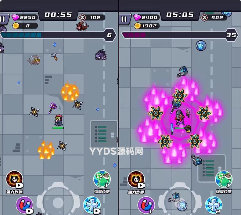 末日特工队源码 割草类微信DY小游戏源码 Cocos Creator 非逆向