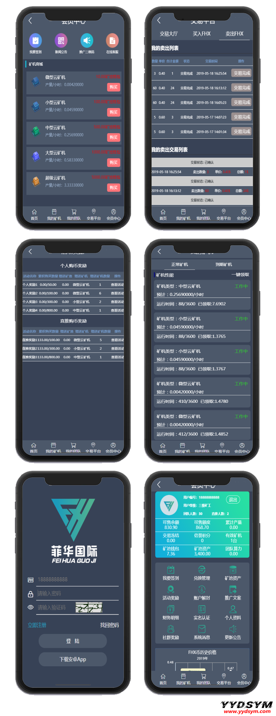 【CBT云矿机区块源码】全新灰色UI版本+矿机CBT+MTC释放源码+挖矿矿池云矿机平台游戏OTC