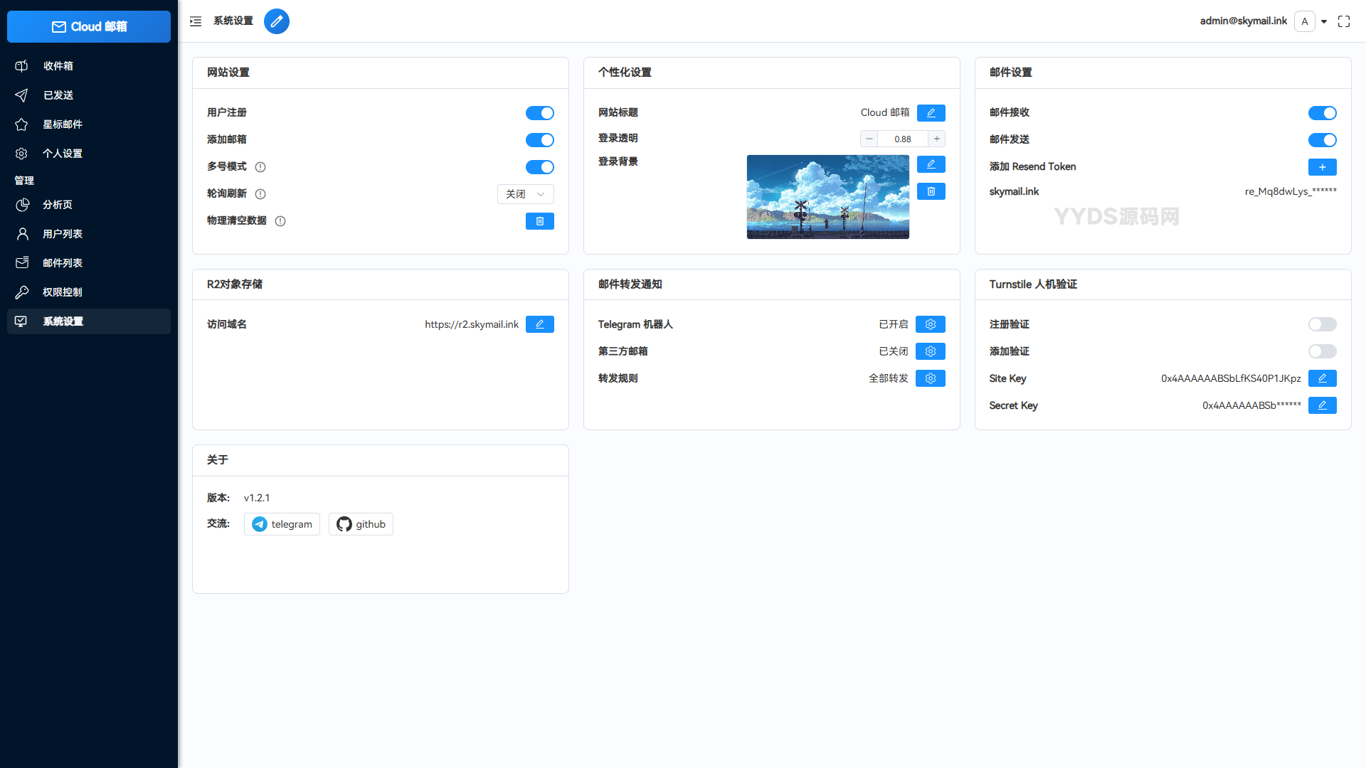 1759838648811041.png Email邮箱服务系统源码 支持邮件TG转发